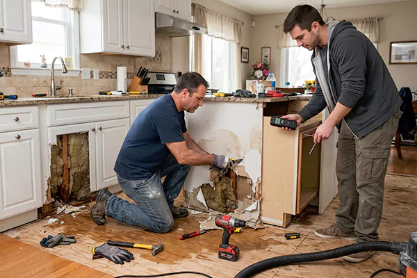 Kitchen Water Damage Repair West Jordan