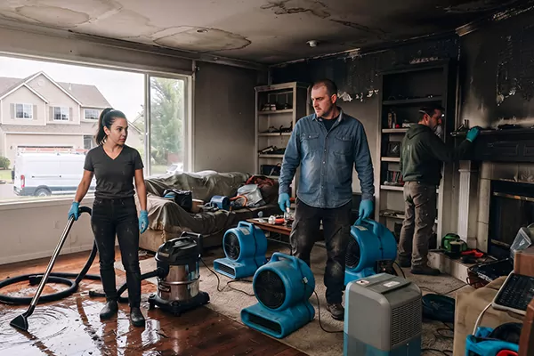 Smoke and Water Damage Restoration West Jordan