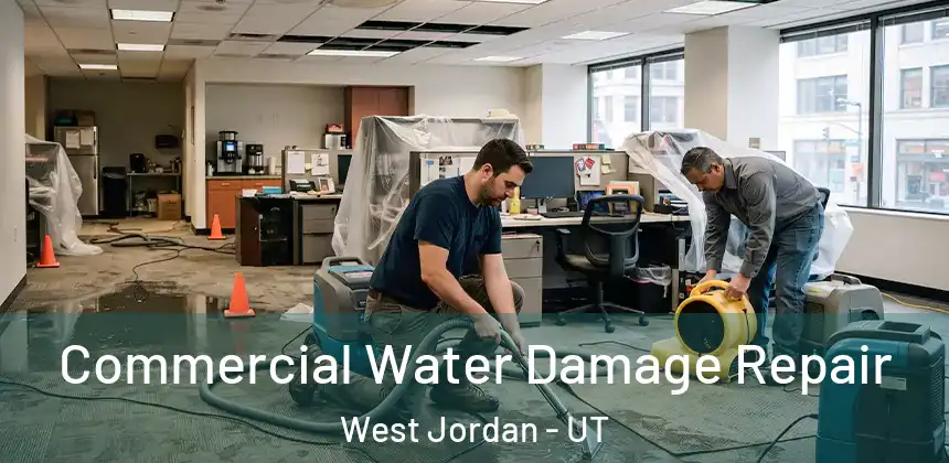 Commercial Water Damage Repair West Jordan - UT