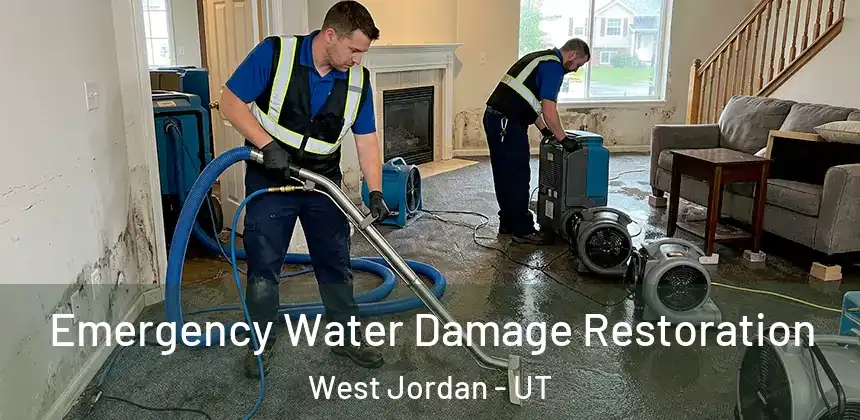 Emergency Water Damage Restoration West Jordan - UT