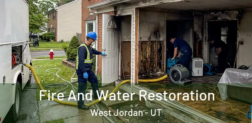 Fire And Water Restoration West Jordan - UT