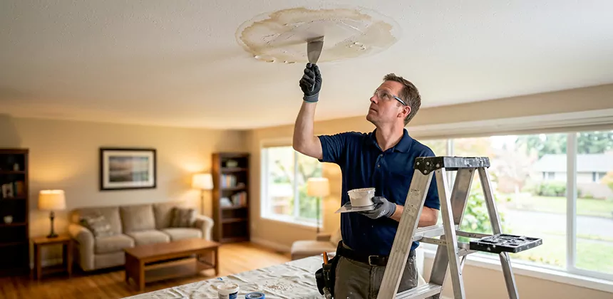 Ceiling Water Stain Repair in West Jordan